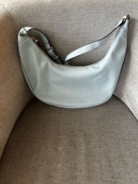 Over the Moon Bag in Baby Blue - Poppy and Peonies